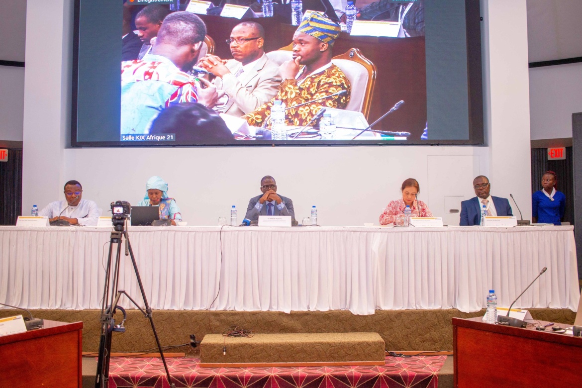 The opening of the sub-regional workshop on EMIS organized by the KIX Africa 21 Hub and the African Union 