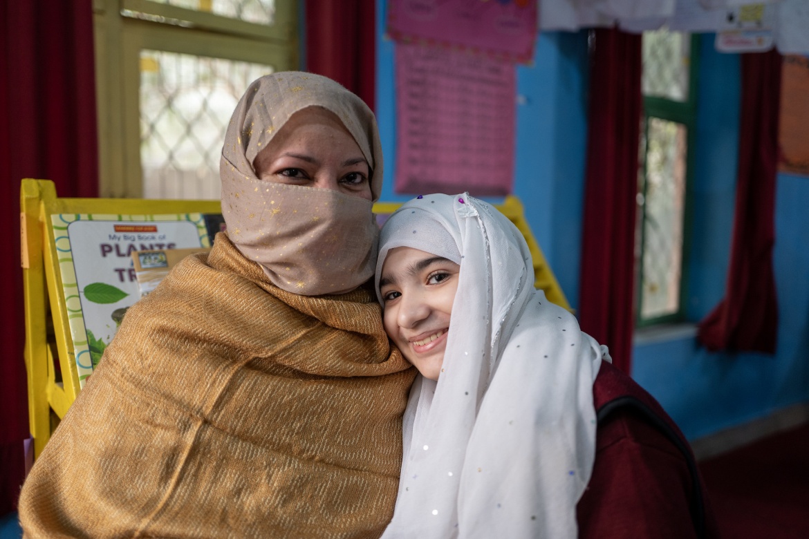Shaheen Hashim, Mehreem’s mom, used to go for walks near the school. Credit: GPE/Sebastian Rich