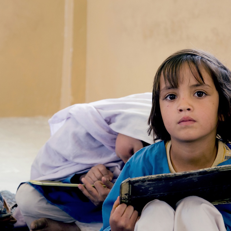 A girl at school in Balochistan, Pakistan. Credit: World Bank Pakistan