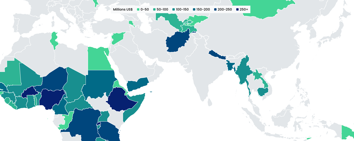 Map of grants