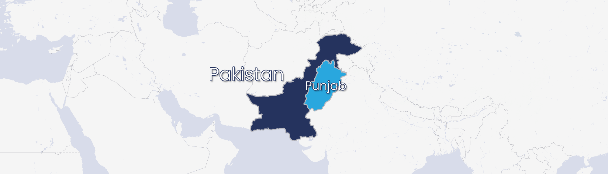 Map of Punjab, Pakistan Map of Punjab, Pakistan