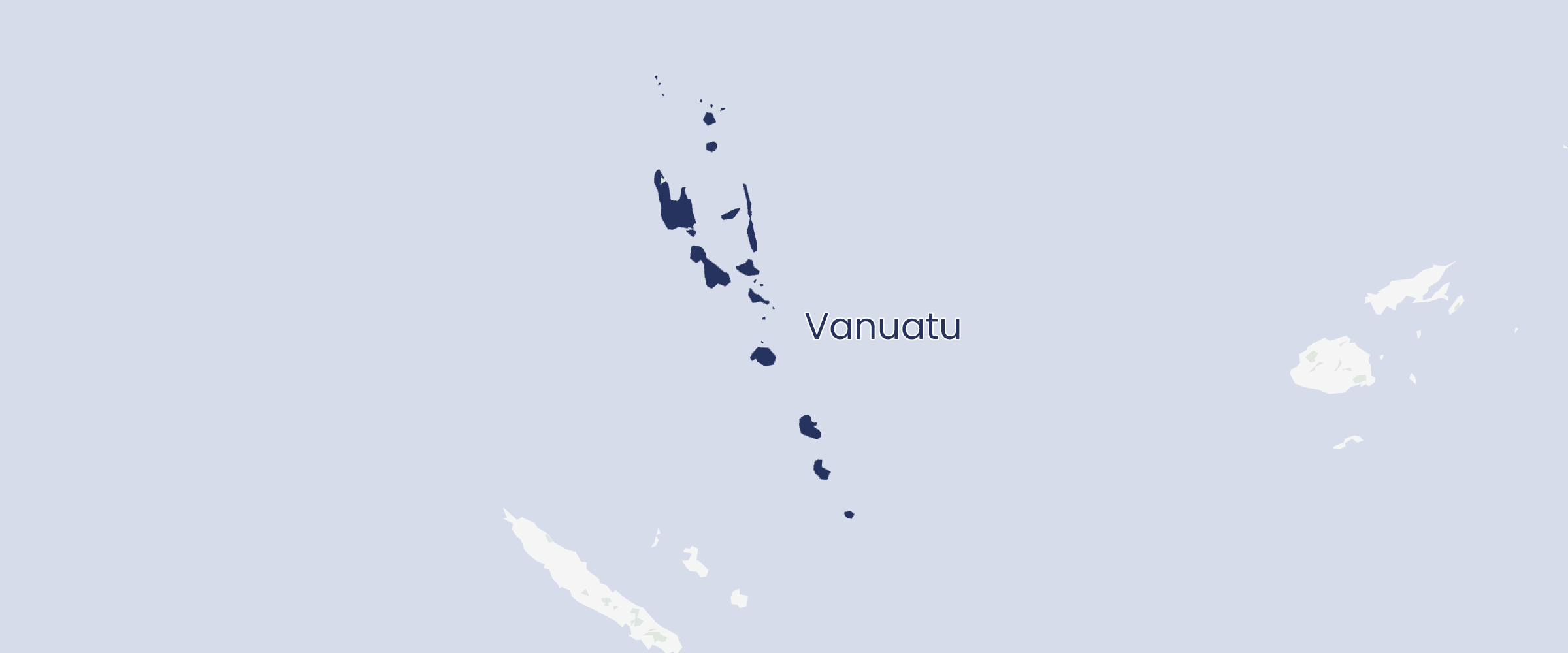 Map of Vanuatu Map of Vanuatu